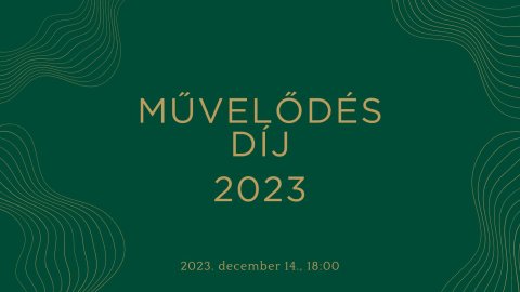 Művelődés-díjátadó